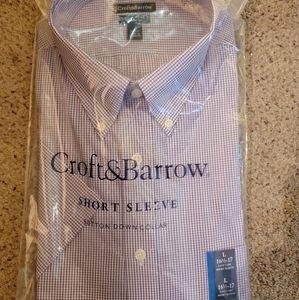 Croft & Barrow short sleeved button down